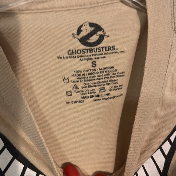 Ghostbusters Venkman Graphic Tee Glows in the Dark Mens Size Small RARE - Picture 2 of 11